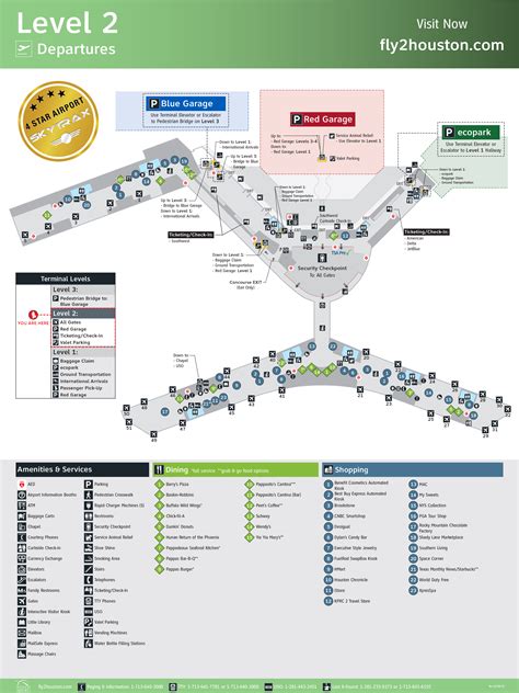 Key principles of MAP Map Of Houston Hobby Airport